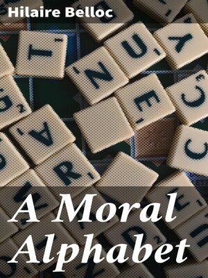 cover image of A Moral Alphabet